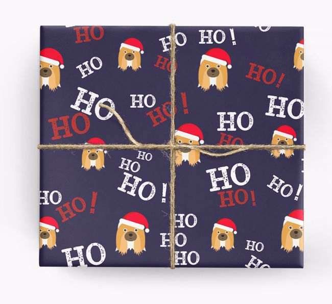 Ho! Ho! Ho!: Personalized {breedFullName} Wrapping Paper