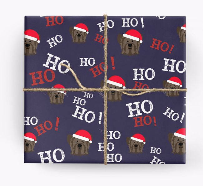 Ho! Ho! Ho!: Personalized {breedFullName} Wrapping Paper