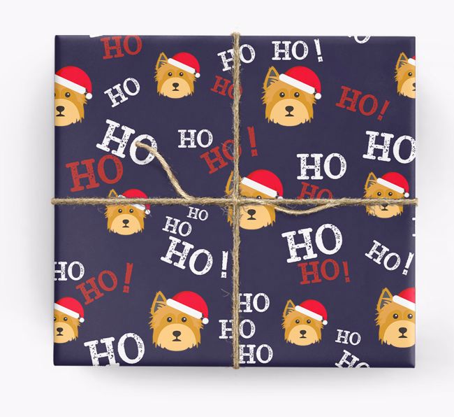 Ho! Ho! Ho!: Personalised {breedFullName} Wrapping Paper