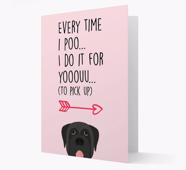 'Everytime I Poo...' Card with your {breedFullName} Icon