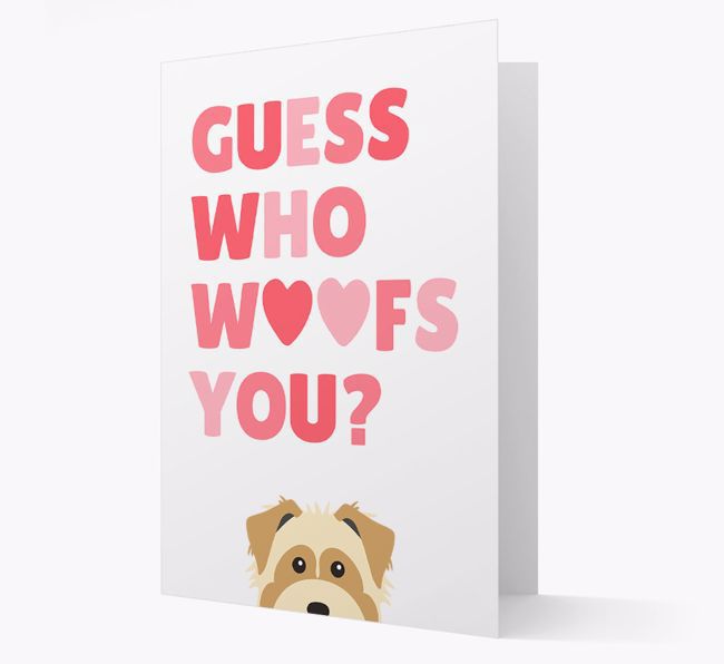 'Guess Who Woofs You?' Card with your {breedFullName} Icon