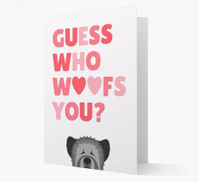 'Guess Who Woofs You?' Card with your {breedFullName} Icon