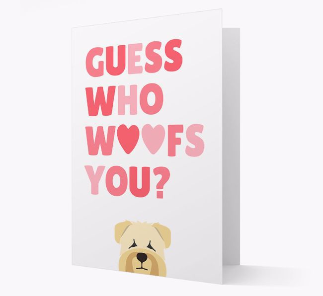 'Guess Who Woofs You?' Card with your {breedFullName} Icon