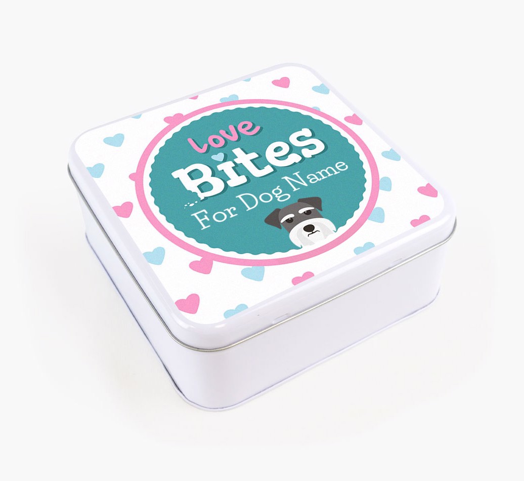 'Love Bites' - Personalised Treat Tin for Your {breedFullName}