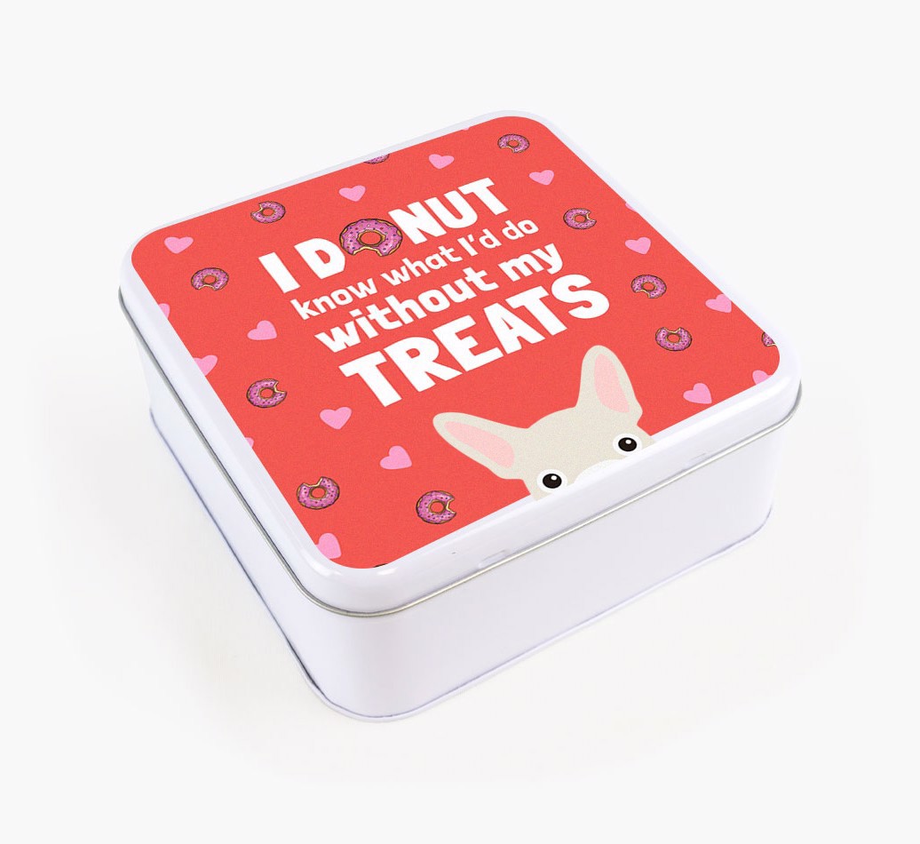 'You Donut Know' - Personalised Treat Tin for Your {breedFullName}