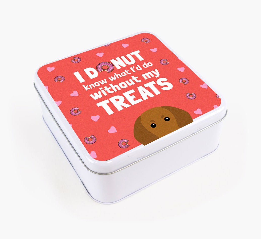 'You Donut Know' - Personalised Treat Tin for Your {breedFullName}