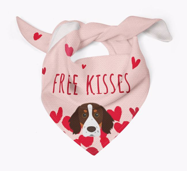 Free Kisses : Personalised {breedFullName} Bandana