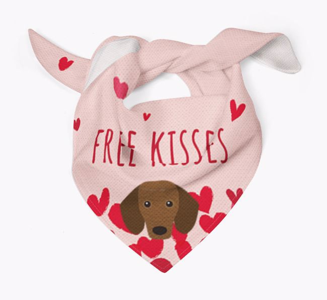 Free Kisses : Personalized {breedFullName} Bandana