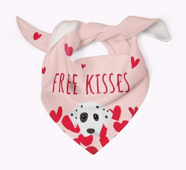 Free Kisses : Personalised {breedFullName} Bandana