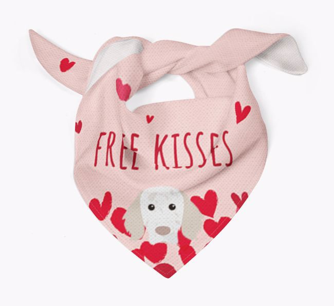 Free Kisses : Personalized {breedFullName} Bandana