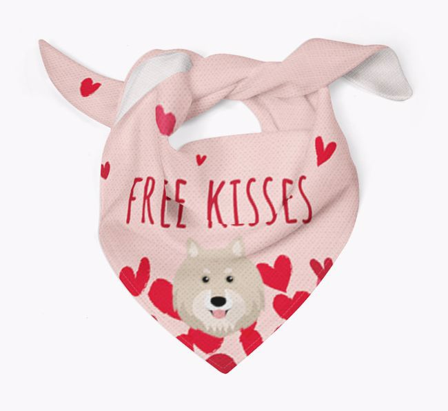 Free Kisses : Personalised {breedFullName} Bandana