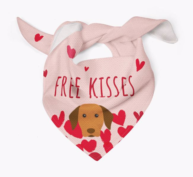 Free Kisses : Personalized {breedFullName} Bandana