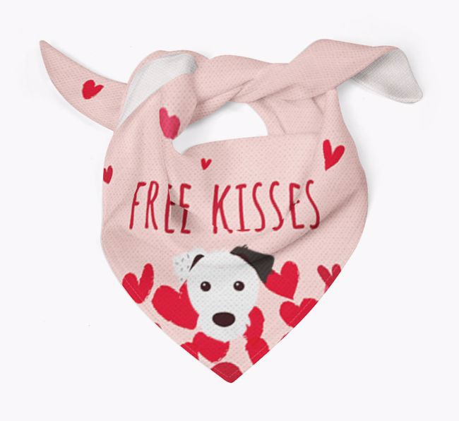 Free Kisses : Personalized {breedFullName} Bandana