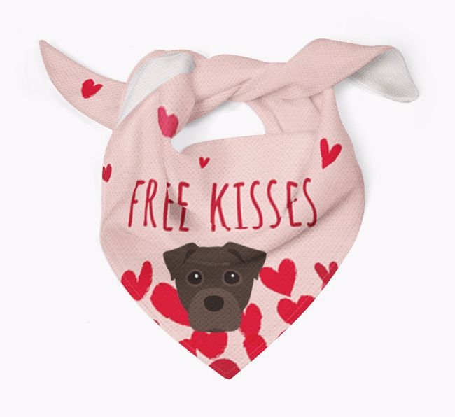 Free Kisses : Personalised {breedFullName} Bandana