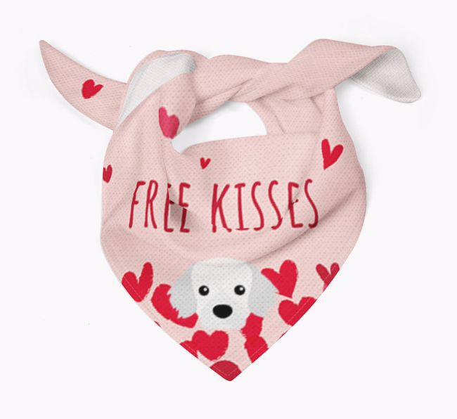 Free Kisses : Personalized {breedFullName} Bandana