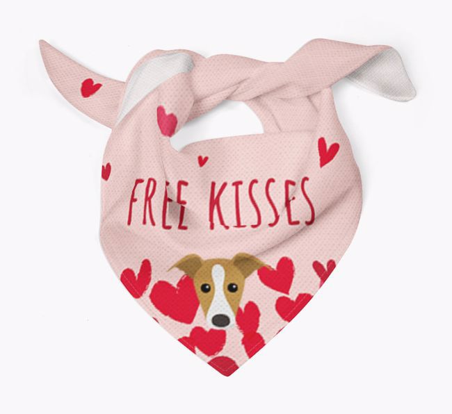 Free Kisses : Personalised {breedFullName} Bandana