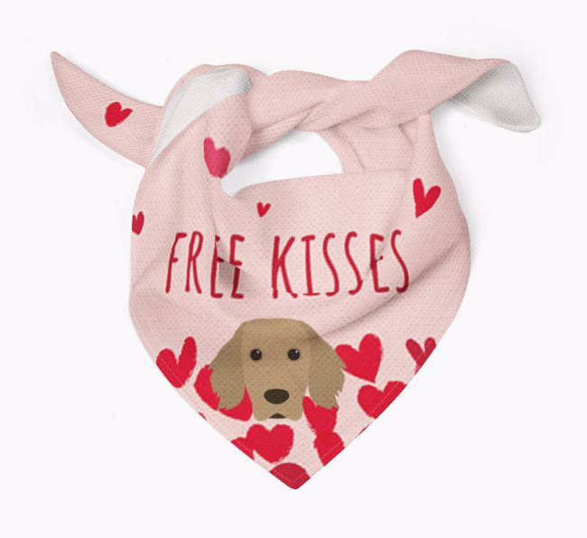 Free Kisses : Personalised {breedFullName} Bandana