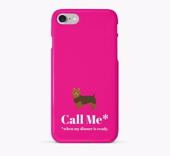 Call me for Dinner' Phone Case with {breedFullName} Icon