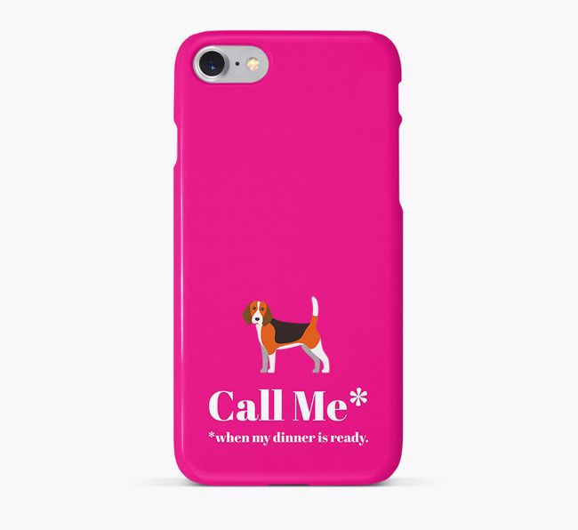 Call me for Dinner' Phone Case with {breedFullName} Icon