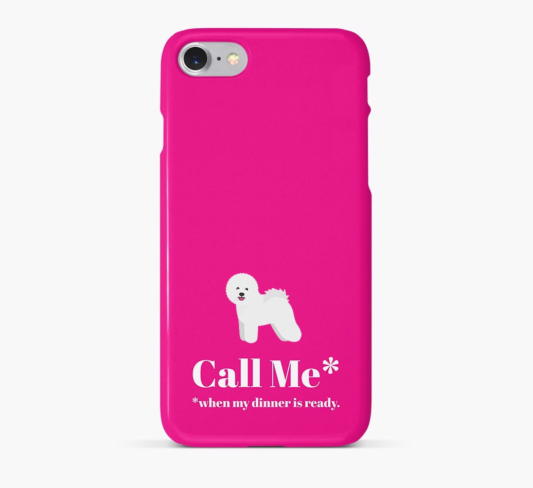 ''Call me for Dinner' Phone Case with {breedFullName} Icon