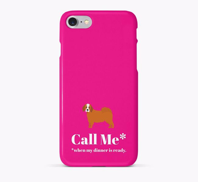 Call me for Dinner' Phone Case with {breedFullName} Icon