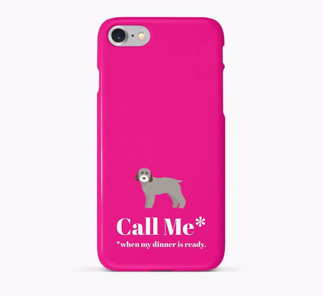 'Call me for Dinner' Phone Case with {breedFullName} Icon