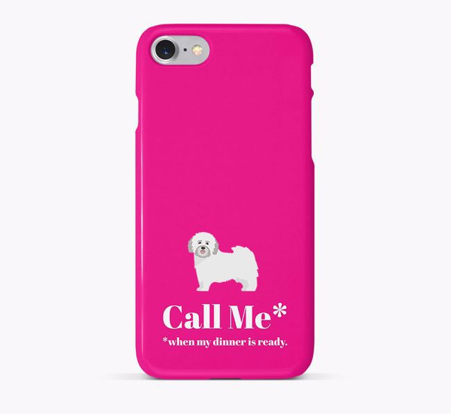 Call me for Dinner' Phone Case with {breedFullName} Icon