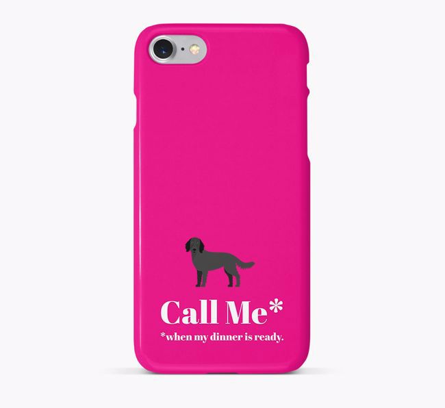 'Call me for Dinner' Phone Case with {breedFullName} Icon