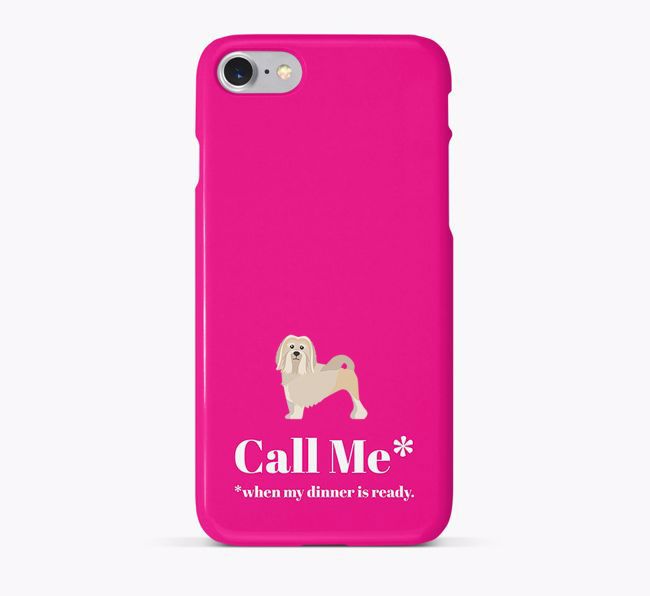 'Call me for Dinner' Phone Case with {breedFullName} Icon