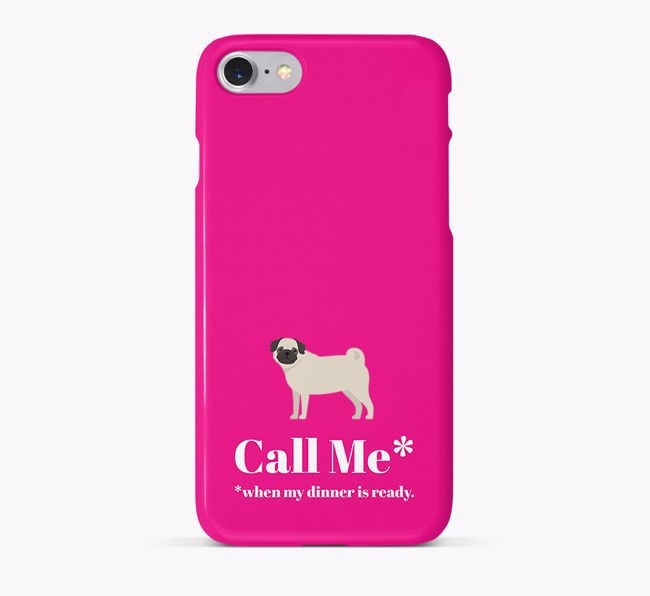 Call me for Dinner' Phone Case with {breedFullName} Icon