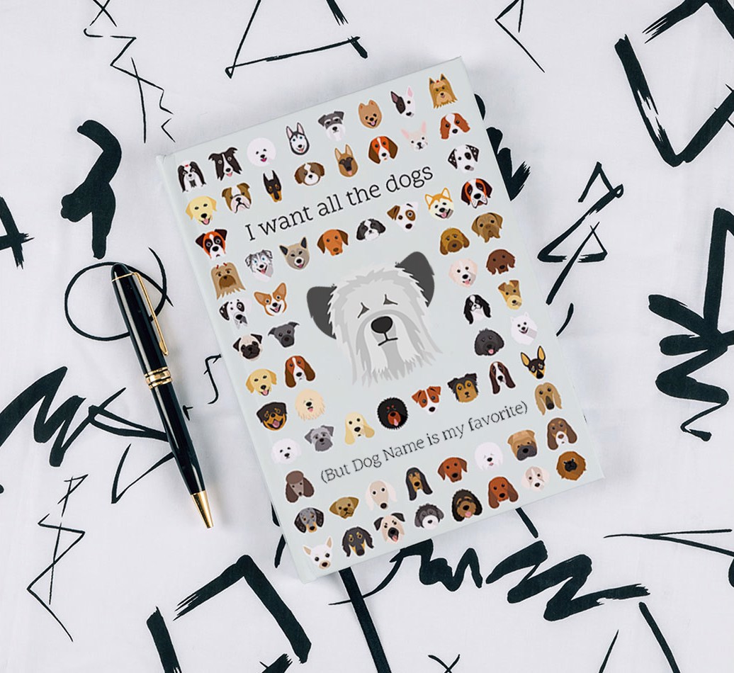 I Want All The Dogs: Personalized {breedFullName} Notebook