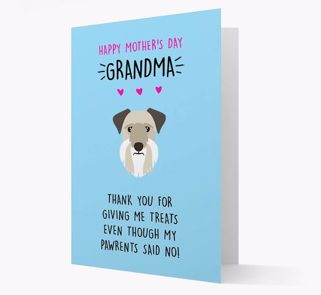 'Happy Mother's Day Grandma' Card with your {breedFullName} Icon