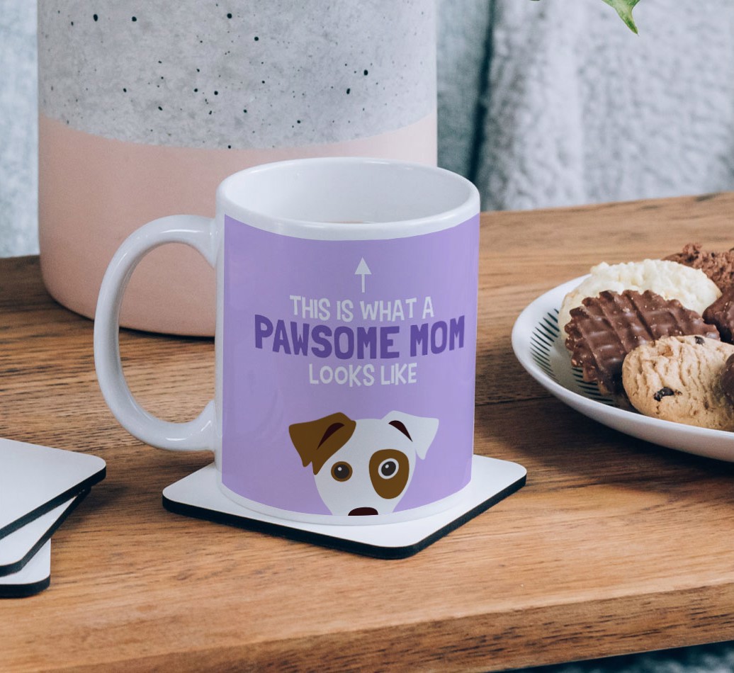 Personalized Japanese Spitz Dog Mom Coffee Mug Nihon Supittsu Owner Women Gift 