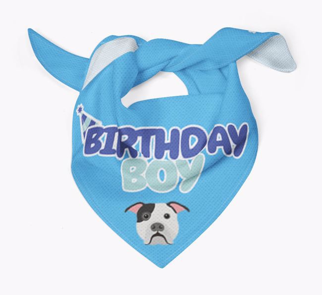 Birthday Boy : Personalised {breedFullName} Bandana