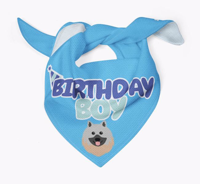 Birthday Boy : Personalized {breedFullName} Bandana