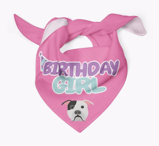 Birthday Girl : Personalized {breedFullName} Bandana 