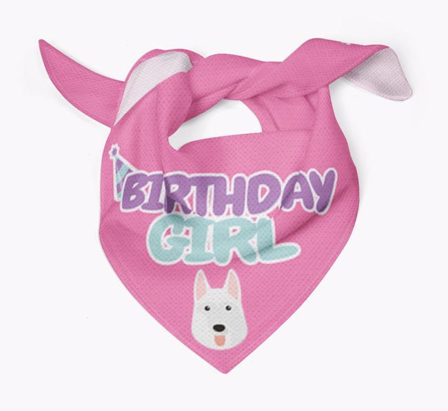 Birthday Girl : Personalized {breedFullName} Bandana 