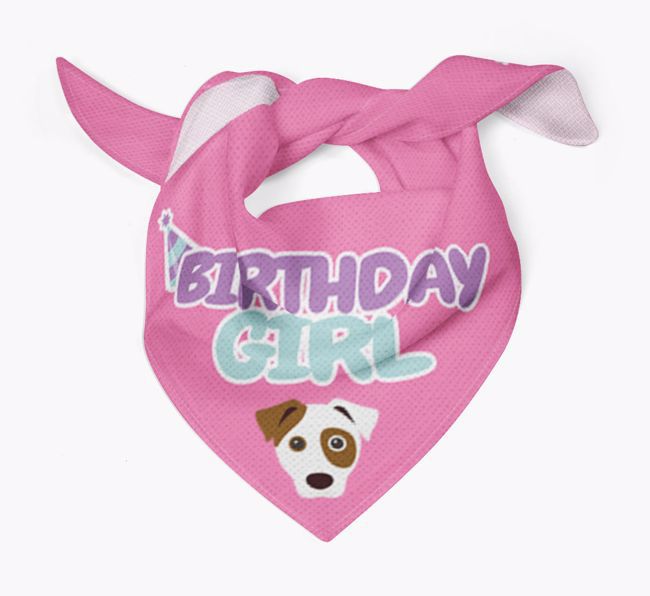 Birthday Girl : Personalised {breedFullName} Bandana 