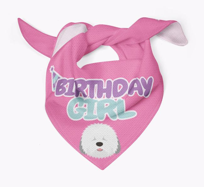 Birthday Girl : Personalized {breedFullName} Bandana 