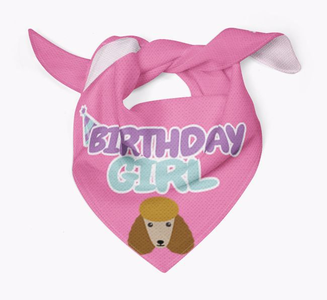 Birthday Girl : Personalized {breedFullName} Bandana 