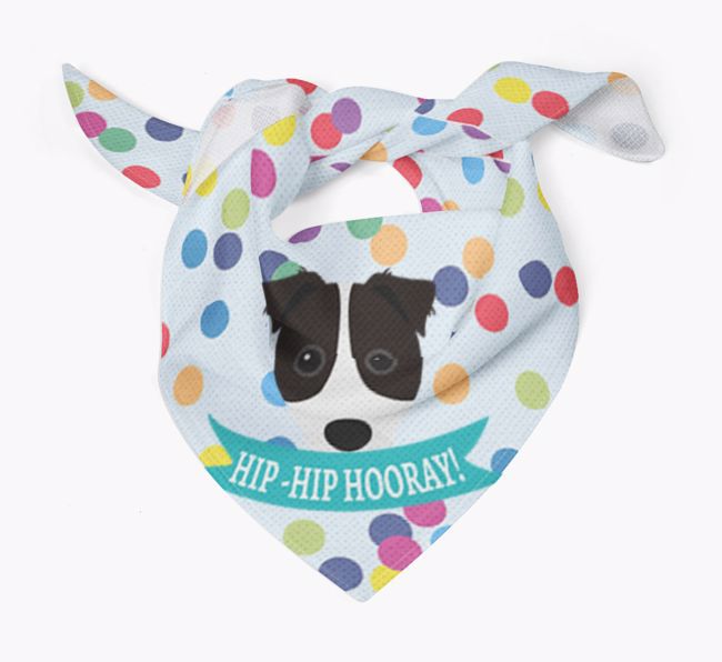 Hip-Hip Hooray! : Personalized {breedFullName} Bandana