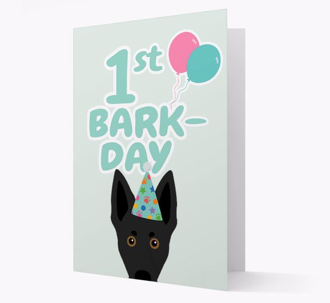 'Ages 1-18' Bark-day Card with {breedFullName} Icon