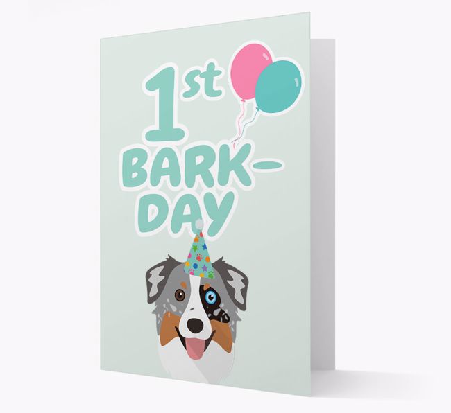 'Ages 1-18' Bark-day Card with {breedFullName} Icon