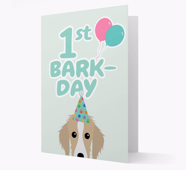 'Ages 1-18' Bark-day Card with {breedFullName} Icon