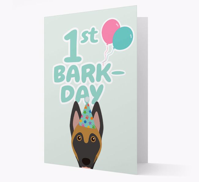 'Ages 1-18' Bark-day Card with {breedFullName} Icon