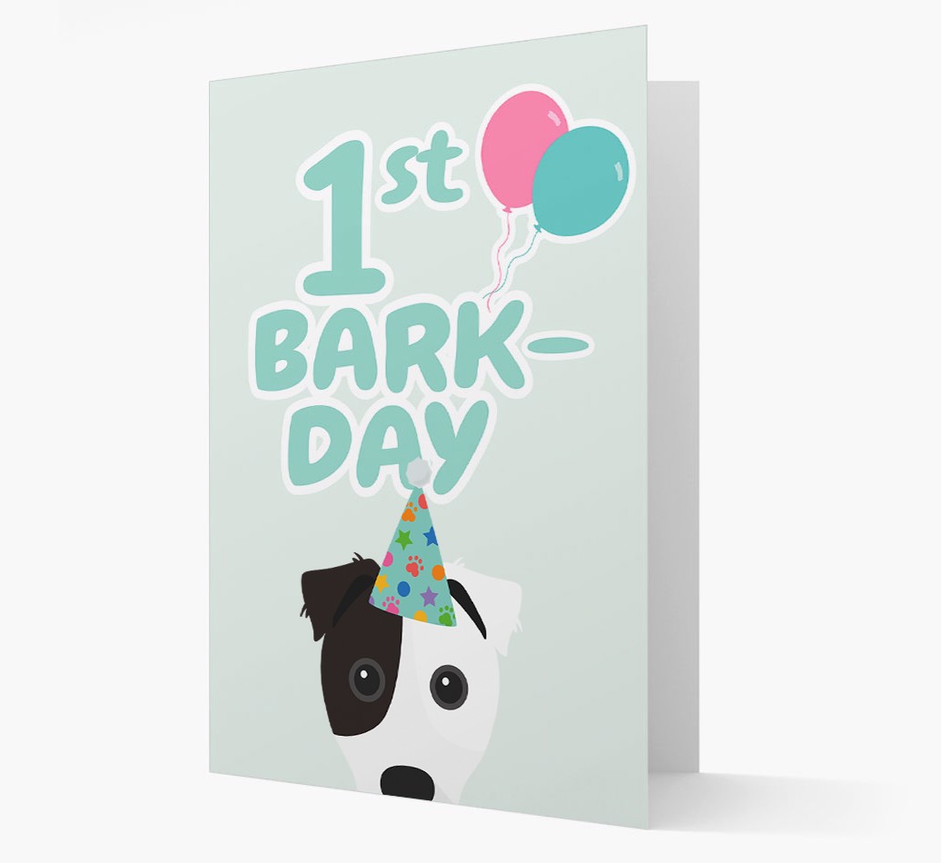 'Ages 1-20' Bark-day Card with {breedFullName} Icon front