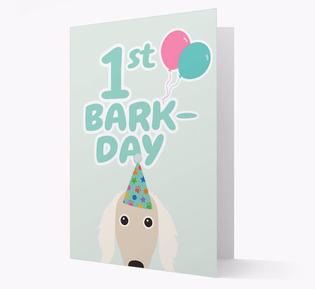 'Ages 1-18' Bark-day Card with {breedFullName} Icon