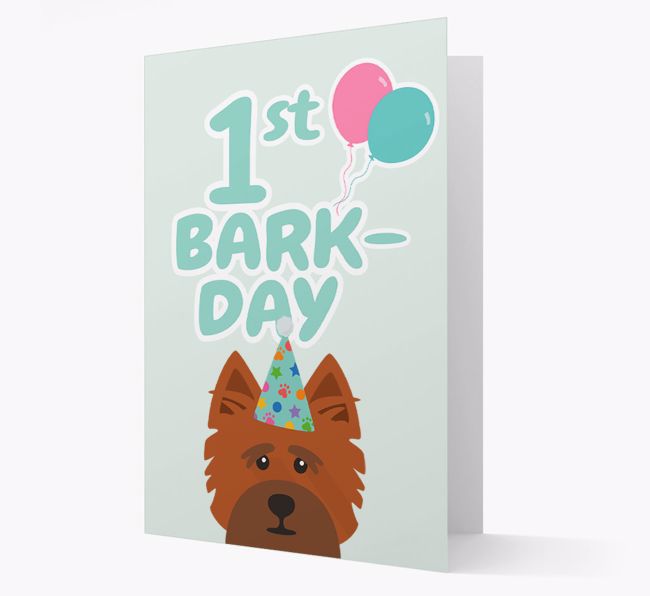 'Ages 1-18' Bark-day Card with {breedFullName} Icon