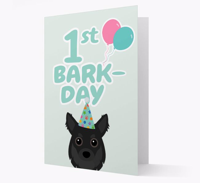 'Ages 1-18' Bark-day Card with {breedFullName} Icon