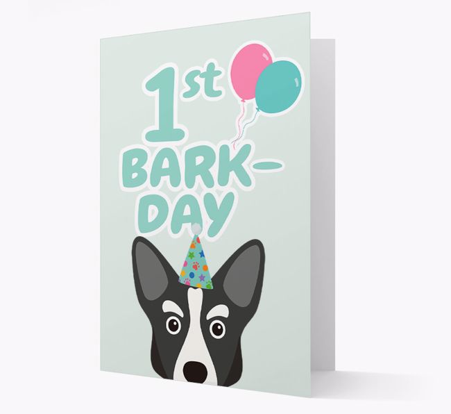 'Ages 1-18' Bark-day Card with {breedFullName} Icon